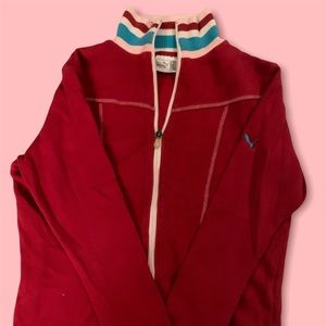 Puma Red Retro-Style Jacket (Size Medium)